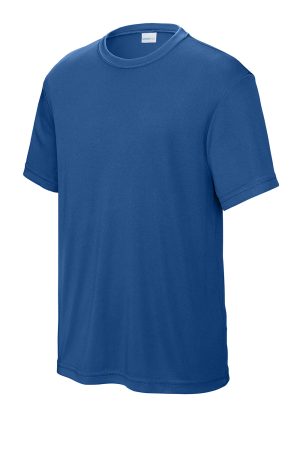 Youth Competitor Moisture Wicking Short Sleeve Crewneck T-Shirt – Royal Blue – Closeout