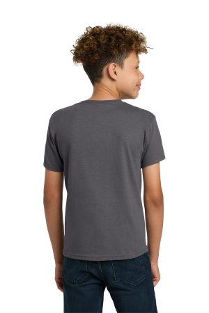 Youth Short Sleeve Crewneck T-Shirt – Charcoal Grey