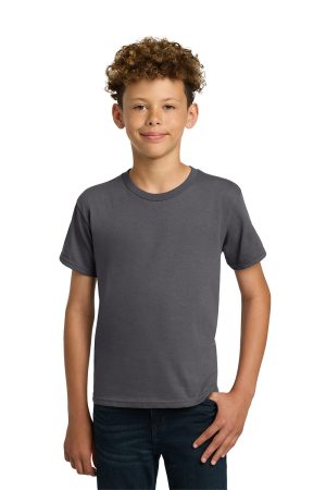 Youth Short Sleeve Crewneck T-Shirt – Charcoal Grey