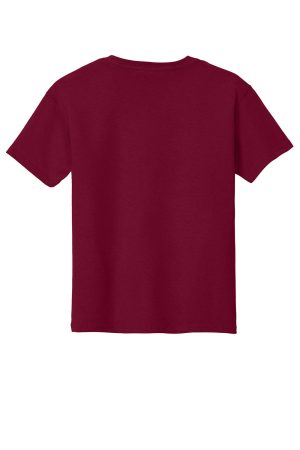 Youth Short Sleeve Crewneck T-Shirt – Garnet Red