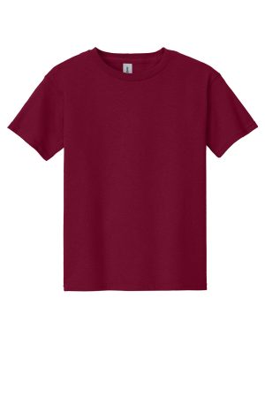 Youth Short Sleeve Crewneck T-Shirt – Garnet Red