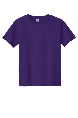 Youth Short Sleeve Crewneck T-Shirt – Purple