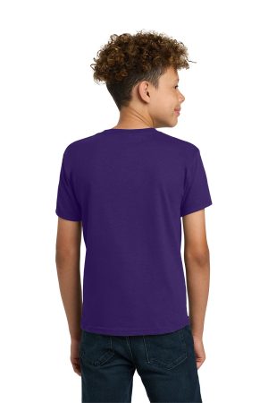 Youth Short Sleeve Crewneck T-Shirt – Purple