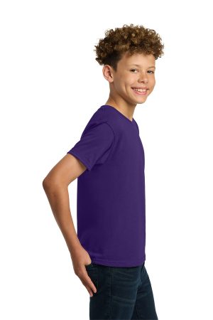 Youth Short Sleeve Crewneck T-Shirt – Purple