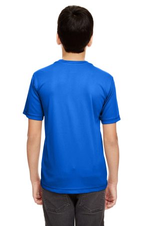 Youth Cool & Dry Performance Moisture Wicking Short Sleeve Crewneck T-Shirt – Royal Blue