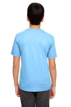 Youth Cool & Dry Performance Moisture Wicking Short Sleeve Crewneck T-Shirt – Columbia Blue