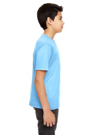 Youth Cool & Dry Performance Moisture Wicking Short Sleeve Crewneck T-Shirt – Columbia Blue