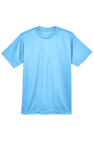 Youth Cool & Dry Performance Moisture Wicking Short Sleeve Crewneck T-Shirt – Columbia Blue