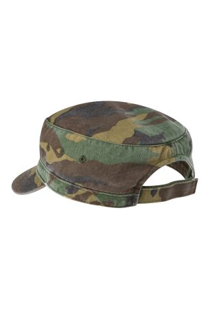 Hats Distressed Adjustable Military Hat – Military Camo