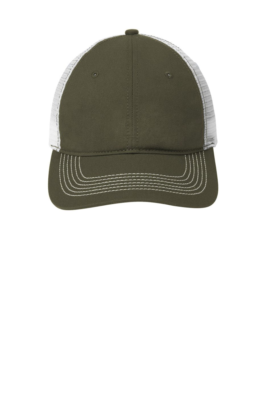 Hats Adjustable Hat - Army Green/White