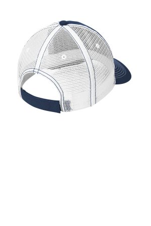 Hats Adjustable Hat – New Navy Blue/White