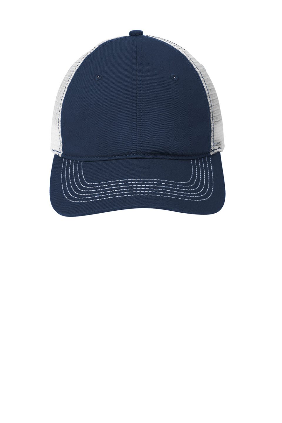 Hats Adjustable Hat - New Navy Blue/White