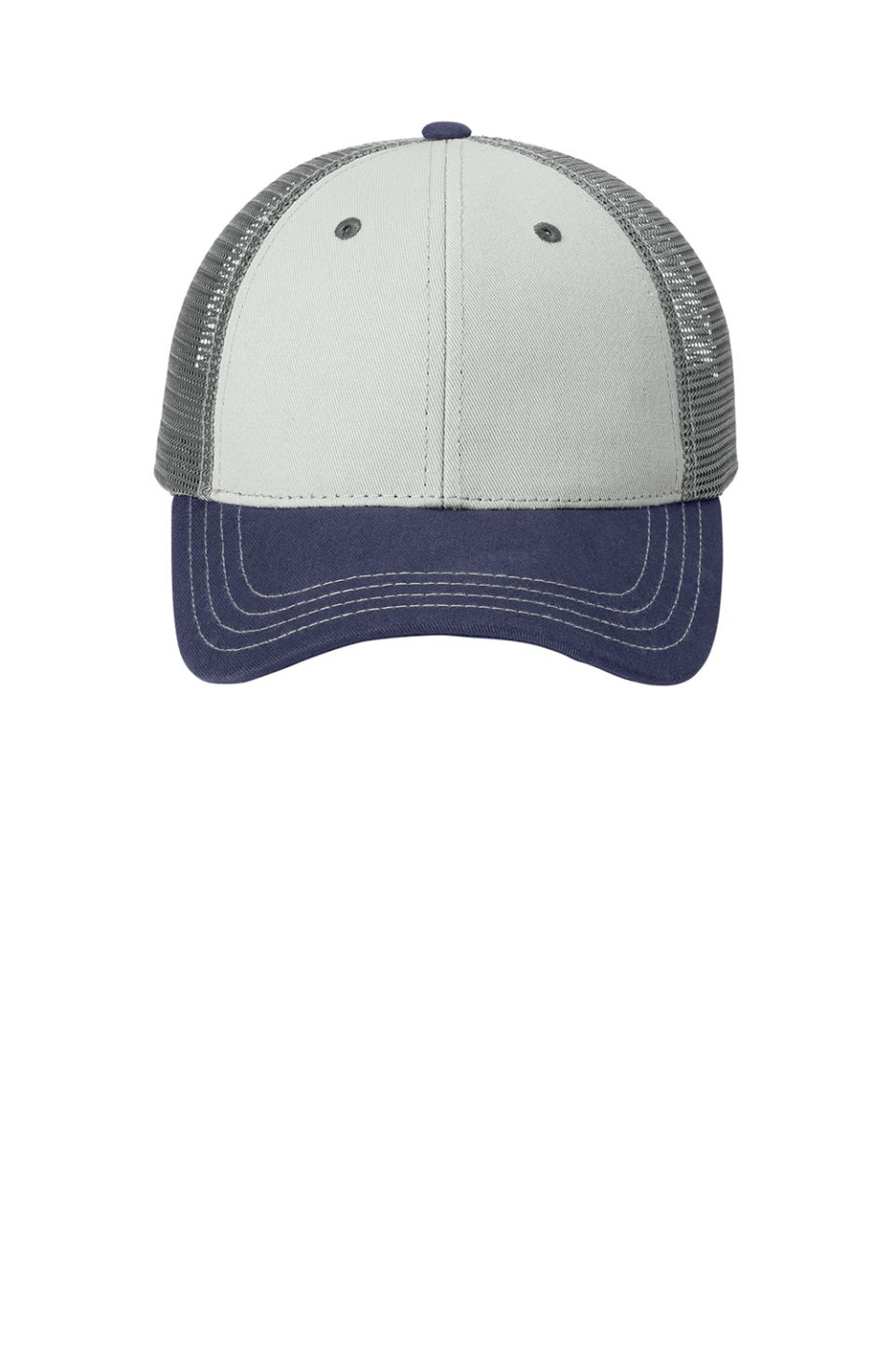 Hats Adjustable Hat - Chrome Grey/New Navy Blue