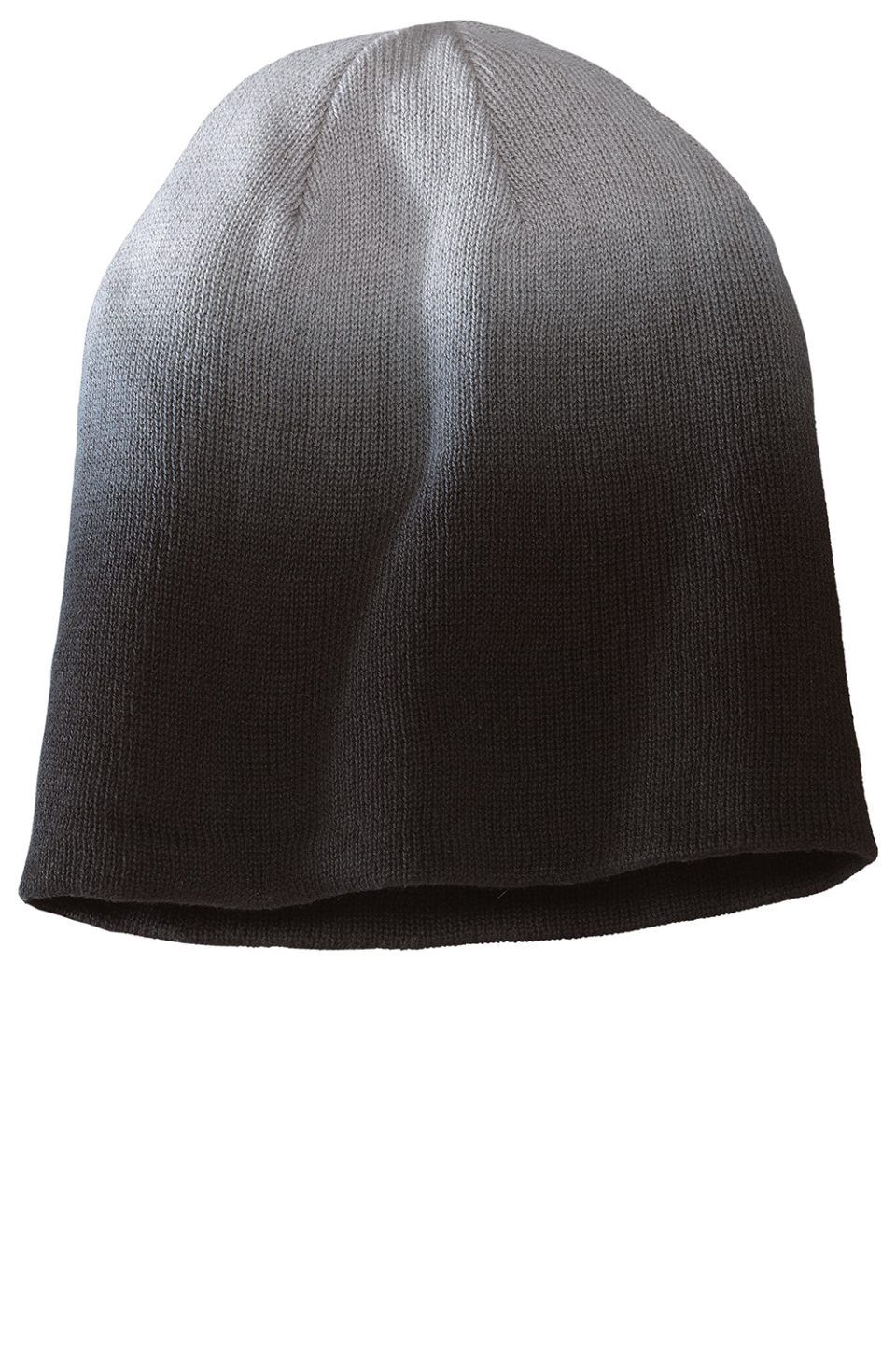 Hats Slouch Beanie - Black Dip Dye