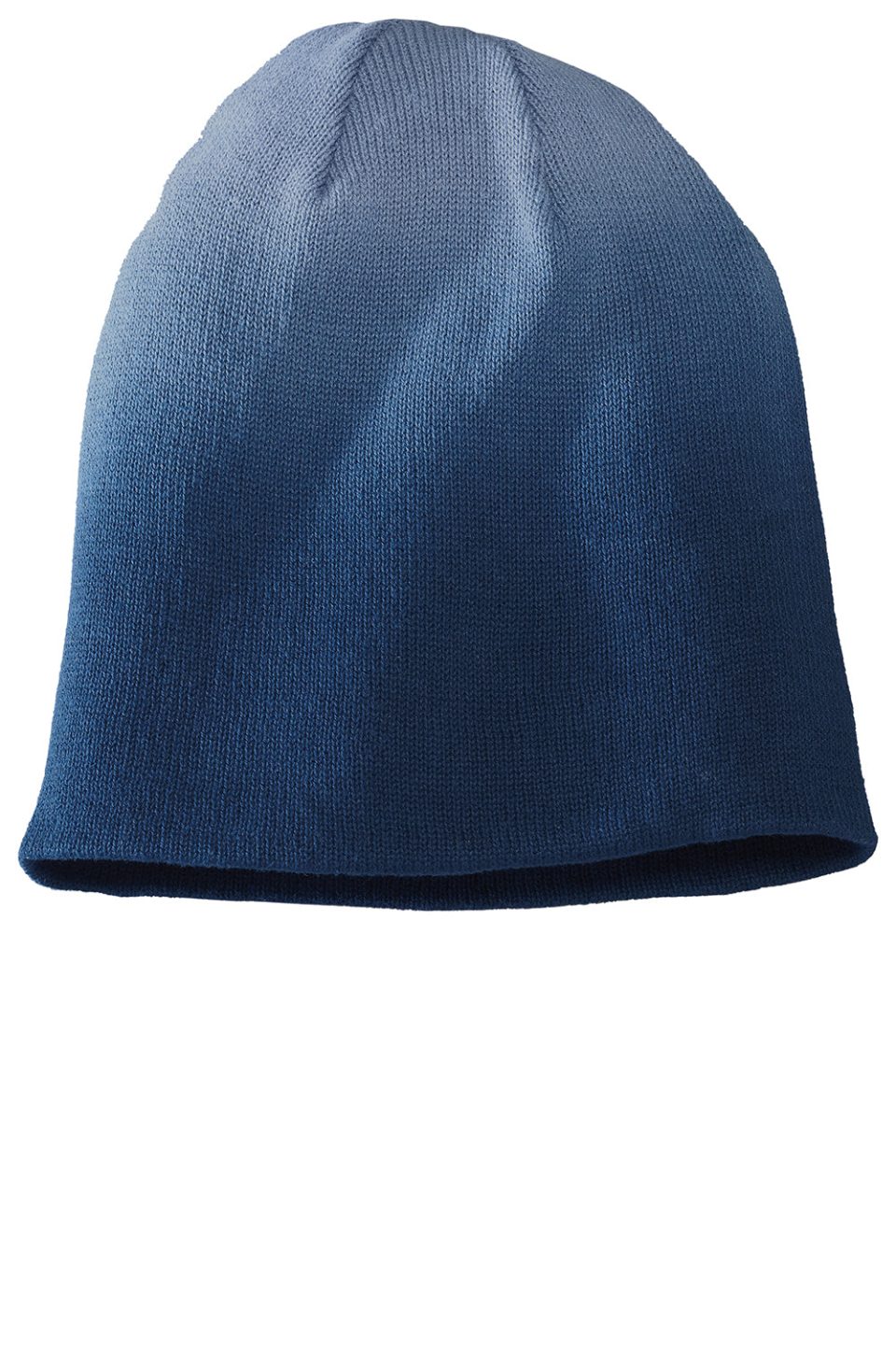 Hats Slouch Beanie - Navy Blue Dip Dye