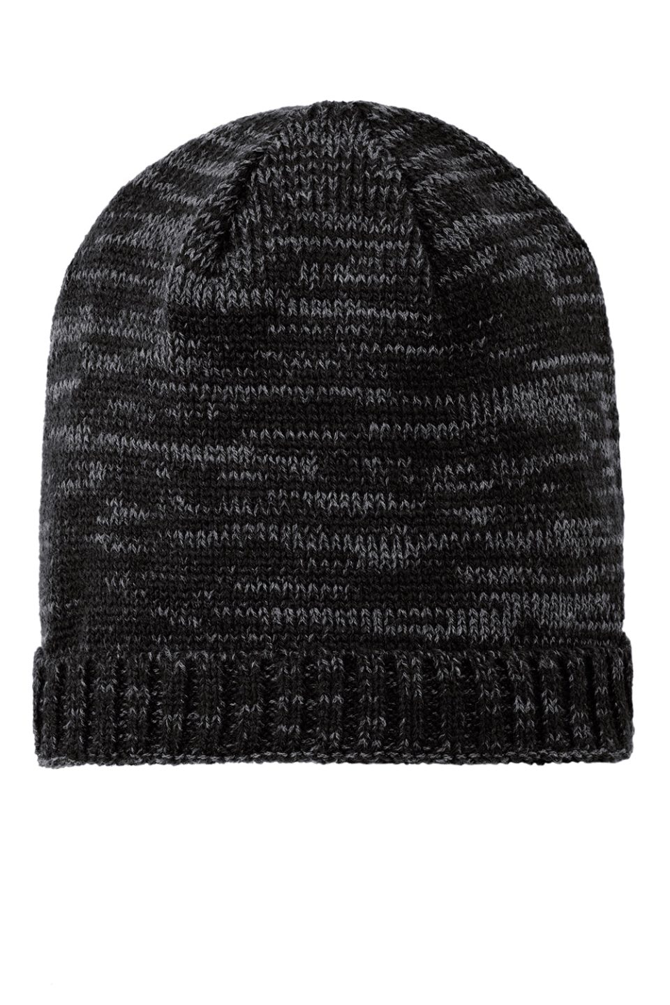 Hats Space Dyed Beanie - Black/Charcoal Grey