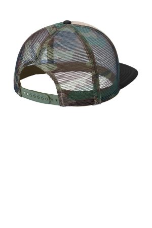 Hats Flat Bill Snapback Trucker Hat – Military Camo
