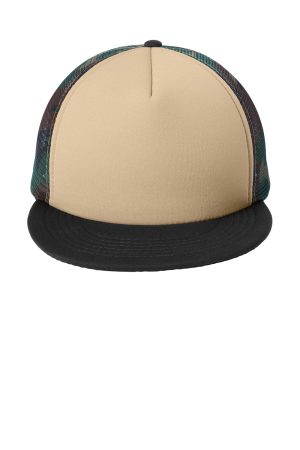 Hats Flat Bill Snapback Trucker Hat – Military Camo