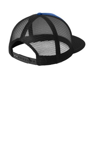 Hats Flat Bill Snapback Trucker Hat – Royal Blue