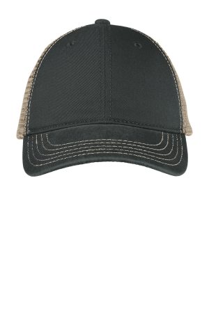 Hats Adjustable Hat – Black/Khaki Brown