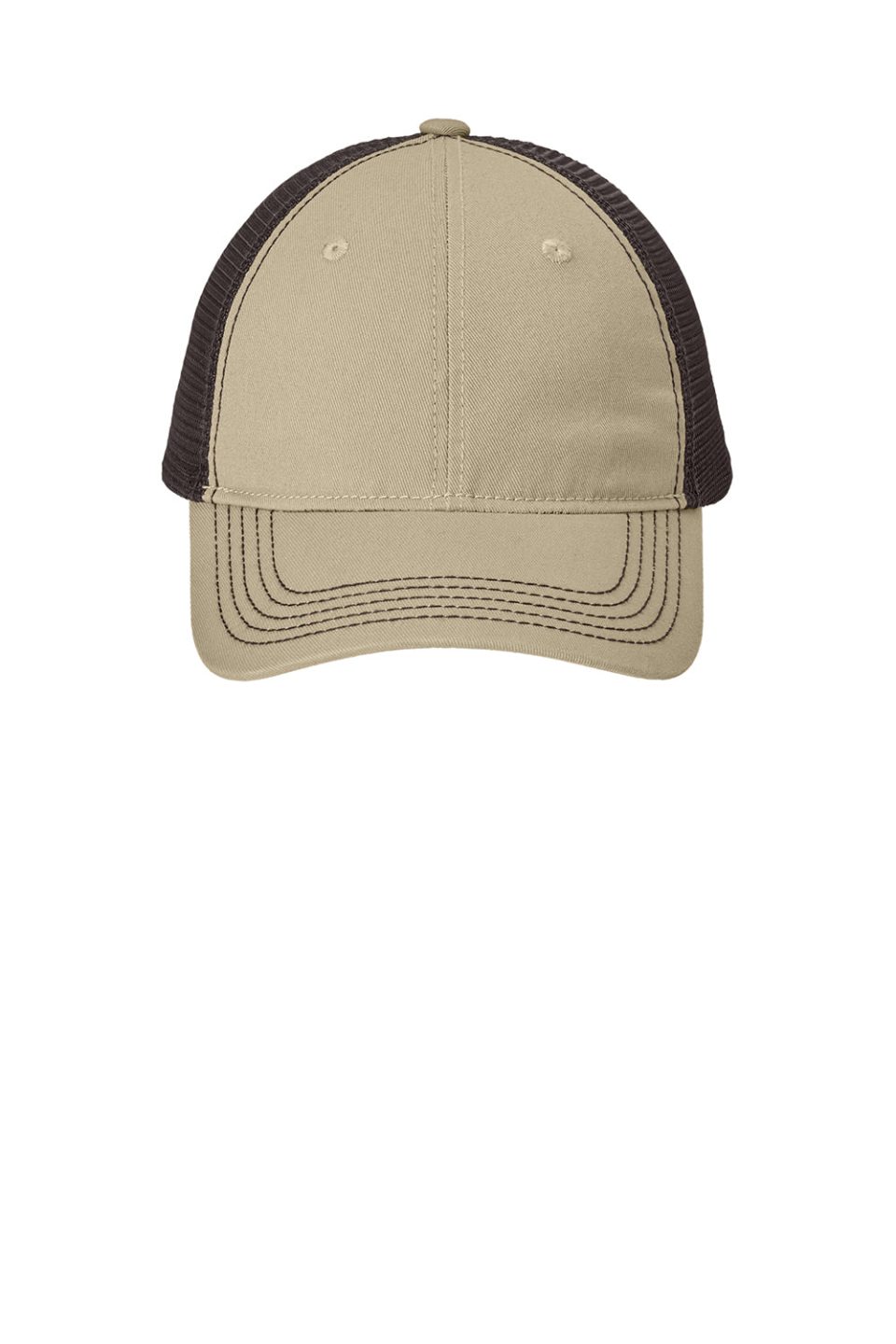 Hats Adjustable Hat - Khaki Brown/Chocolate Brown