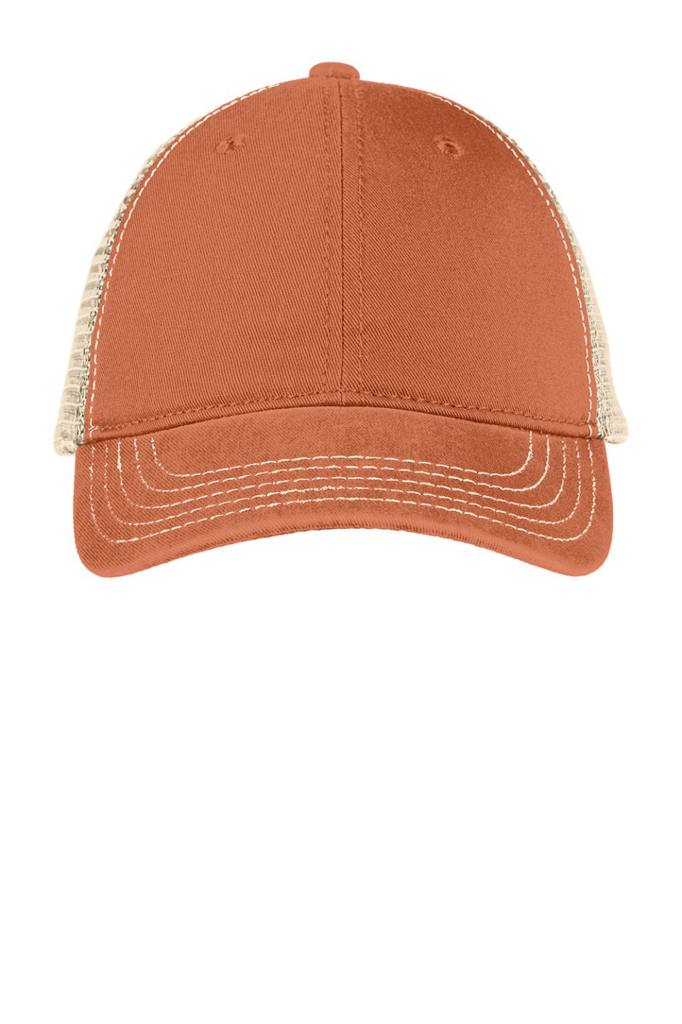 Hats Adjustable Hat - Burnt Orange/Stone