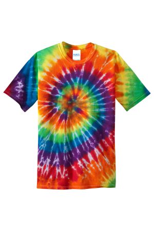 Youth Tie-Dye Short Sleeve Crewneck T-Shirt – Rainbow