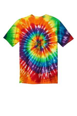 Mens Tie-Dye Short Sleeve Crewneck T-Shirt – Rainbow