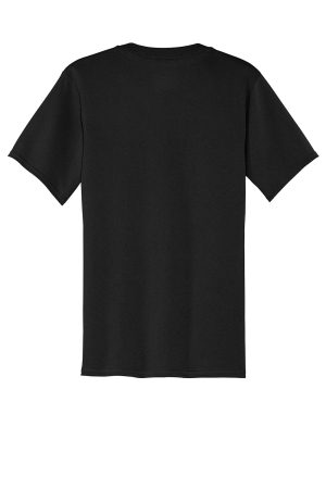 Mens Core Short Sleeve V-Neck T-Shirt – Jet Black