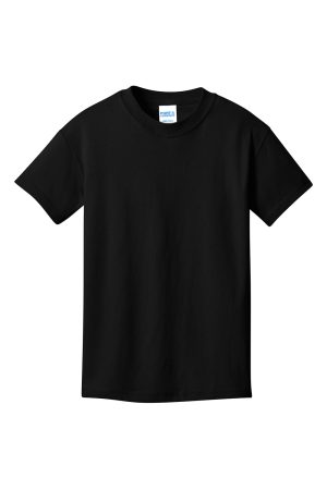 Youth Core Short Sleeve Crewneck T-Shirt – Jet Black