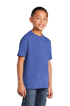 Youth Core Short Sleeve Crewneck T-Shirt – Heather Royal Blue
