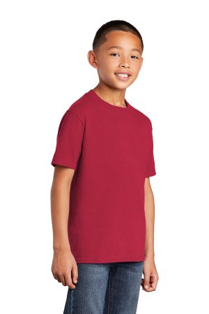 Youth Core Short Sleeve Crewneck T-Shirt – Red