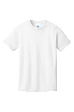 Youth Core Short Sleeve Crewneck T-Shirt – White