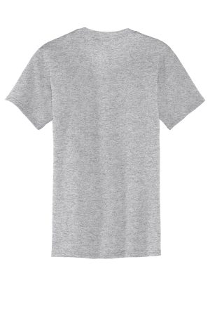 Mens Core Short Sleeve Crewneck T-Shirt Pocket – Heather Grey