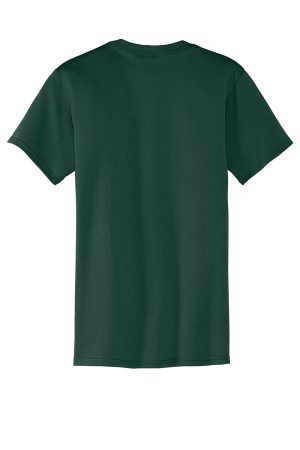 Mens Core Short Sleeve Crewneck T-Shirt Pocket – Dark Green