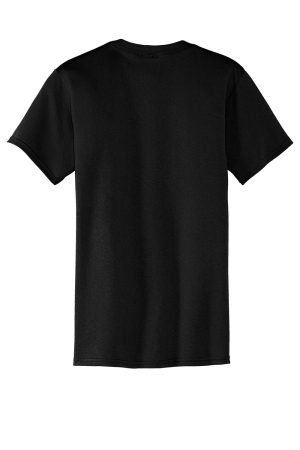 Mens Core Short Sleeve Crewneck T-Shirt Pocket – Jet Black