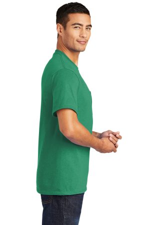 Mens Core Short Sleeve Crewneck T-Shirt Pocket – Kelly Green
