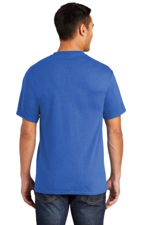 Mens Core Short Sleeve Crewneck T-Shirt Pocket – Royal Blue