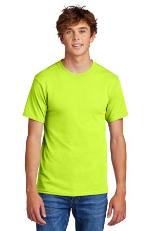 Mens Core Short Sleeve Crewneck T-Shirt – Safety Green