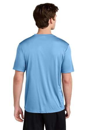 Sport-Tek Mens Competitor Moisture Wicking Short Sleeve Crewneck T-Shirt – Carolina Blue