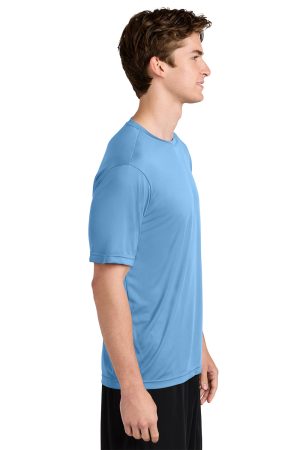 Sport-Tek Mens Competitor Moisture Wicking Short Sleeve Crewneck T-Shirt – Carolina Blue