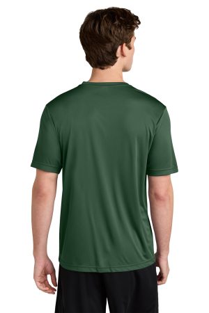 Sport-Tek Mens Competitor Moisture Wicking Short Sleeve Crewneck T-Shirt – Forest Green