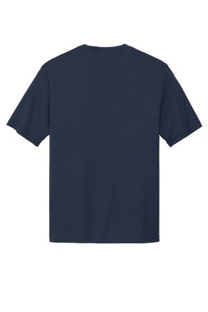 Sport-Tek Mens Competitor Moisture Wicking Short Sleeve Crewneck T-Shirt – True Navy Blue