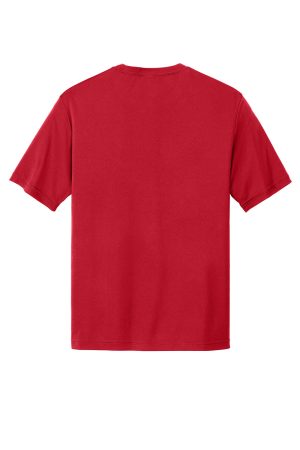 Sport-Tek Mens Competitor Moisture Wicking Short Sleeve Crewneck T-Shirt – True Red