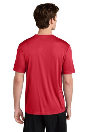 Sport-Tek Mens Competitor Moisture Wicking Short Sleeve Crewneck T-Shirt – True Red