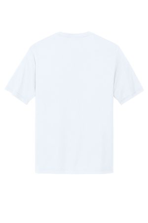 Sport-Tek Mens Competitor Moisture Wicking Short Sleeve Crewneck T-Shirt – White