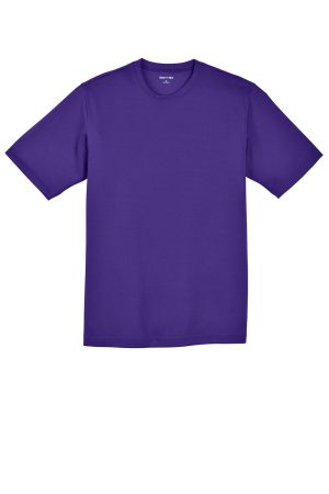 Youth RacerMesh Moisture Wicking Short Sleeve Crewneck T-Shirt – Purple – Closeout