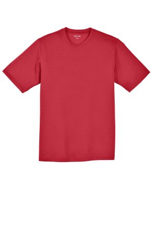 Youth RacerMesh Moisture Wicking Short Sleeve Crewneck T-Shirt – True Red