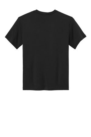 Youth Competitor Moisture Wicking Short Sleeve Crewneck T-Shirt – Black