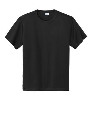 Youth Competitor Moisture Wicking Short Sleeve Crewneck T-Shirt – Black